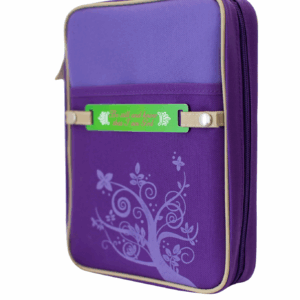 "Be still and know that I am God" Bible Cover, Purple, Large