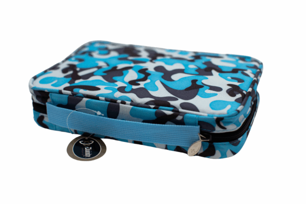Blue Camouflage Bible Cover, Large