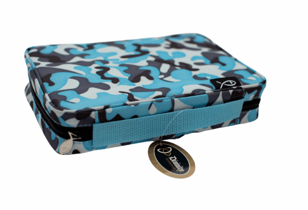 Blue Camouflage Bible Cover, Large - imagine 3