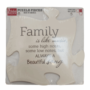 Family Puzzle Piece Picture Frame