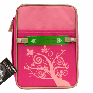 "Be still and know that I am God" Bible Cover, Pink, Medium