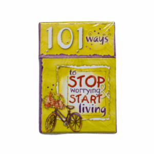 Cards - 101 ways to stop worrying start living