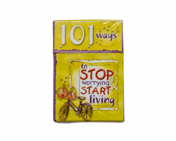 Cards - 101 ways to stop worrying start living