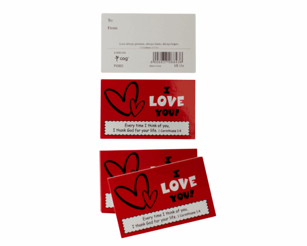 Mini greeting cards set - 1 Cor. 1:4