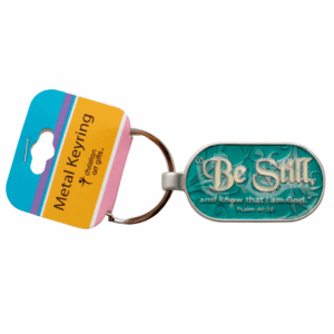 Psalm 46:10 - Metal Keychain