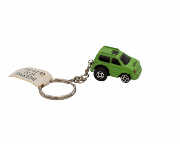 Green car keychain
