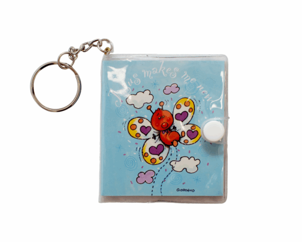 Jesus makes me new - Mini notebook Keychain