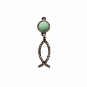 Green Butterfly Pendant - Fish sign
