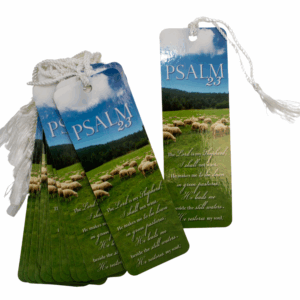 Psalm 23 Bookmark with String