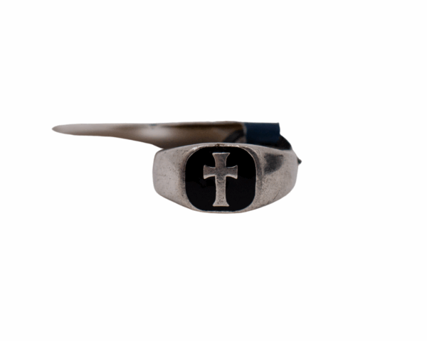 Inel masculin - Black Cross - imagine 2