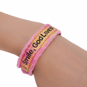 Smile Fabric Material Bracelet