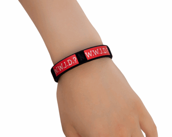 Cuff Bracelet WWJD? - imagine 3