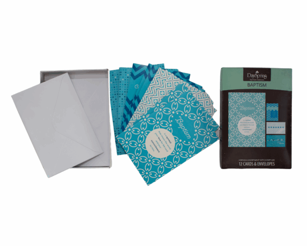 Baptism - 12 cards and envelopes - imagine 2