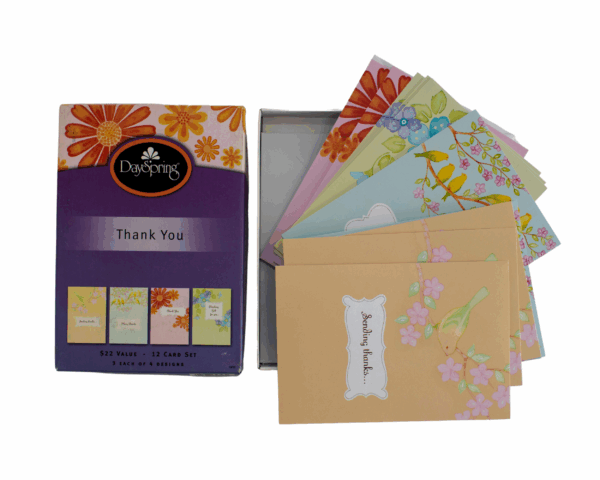 Thank you - 12 cards and envelopes - imagine 2