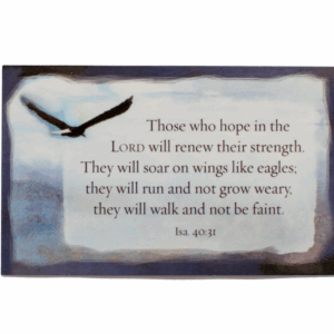 Mini greeting cards set - Isaiah 40:31