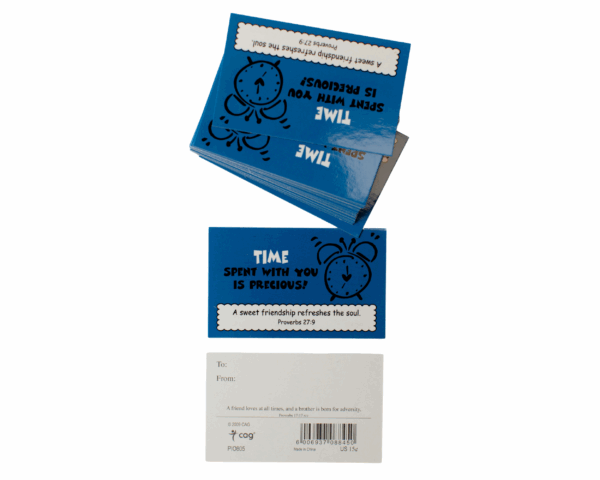 Set mini carduri tip felicitare - Time - imagine 2