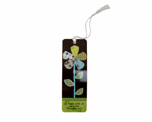 Proverbs 17:17 Bookmark with String