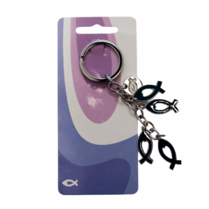 Fishes Metal Keychain
