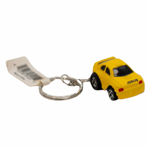 Yellow car keychain