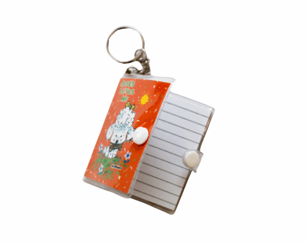 Jesus loves me - Mini notebook Keychain - imagine 2
