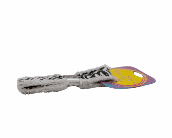 Zebra Fabric Material Bracelet - imagine 2
