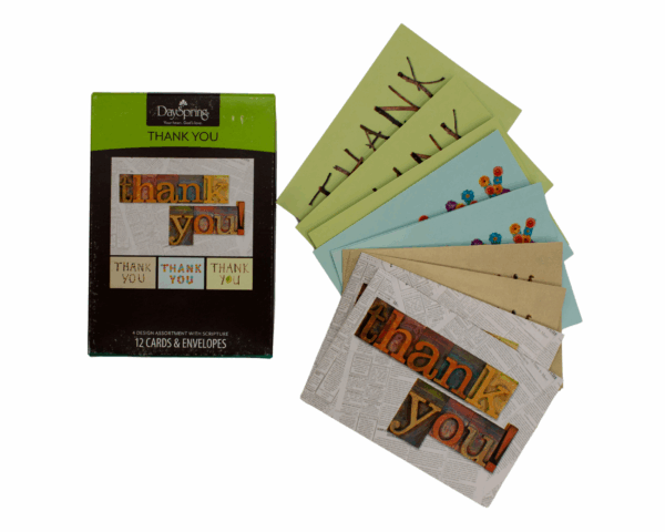 Thank you - 12 cards and envelopes Pretty Petals edition - imagine 2