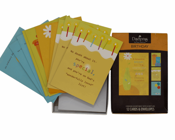 Birthday - 12 cards and envelopes teens version - imagine 2