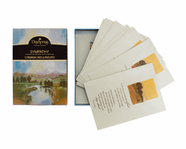 Sympathy - 12 premium cards and envelopes - imagine 2