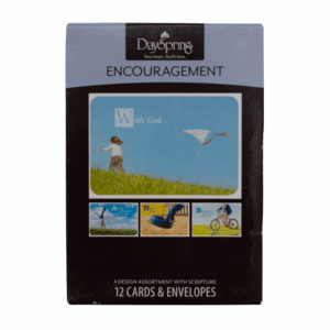Encouragement with God - 12 cards and envelopes