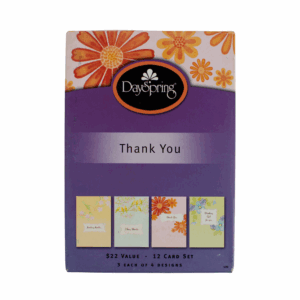 Thank you - 12 cards and envelopes