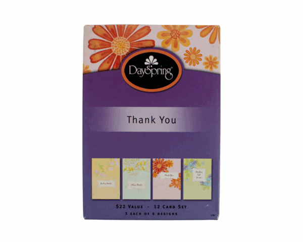 Thank you - 12 cards and envelopes