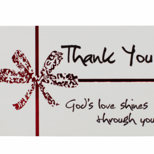 Mini greeting cards set - Thank you