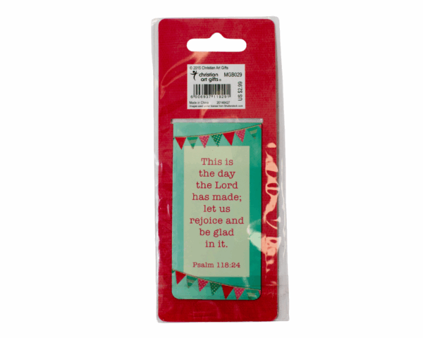 Semn de carte magnetic Psalm 118:24 - imagine 2