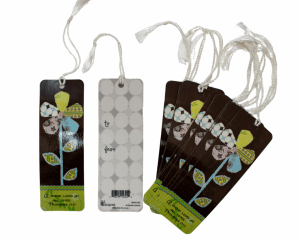 Proverbs 17:17 Bookmark with String - imagine 2