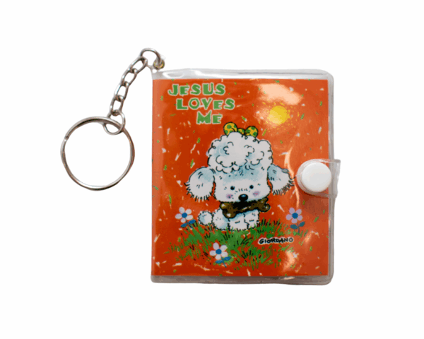 Jesus loves me - Mini notebook Keychain