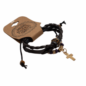 Brown Boho Braided Bracelet