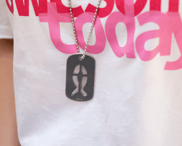 Fish- Necklace for men - imagine 2
