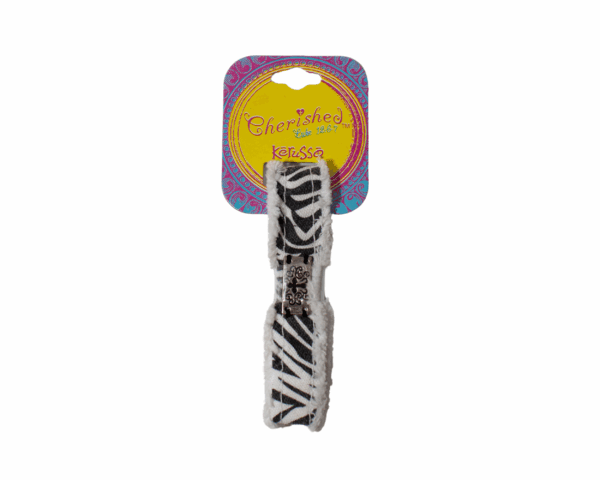 Zebra Fabric Material Bracelet