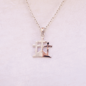 Three crosses on the Hill Necklace