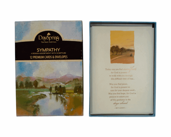 Sympathy - 12 premium cards and envelopes - imagine 3