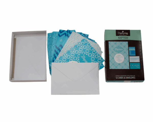 Baptism - 12 cards and envelopes - imagine 3