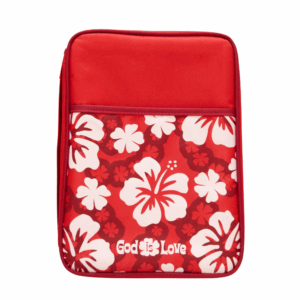 Hawaiian Model Bible Cover, Red, Large