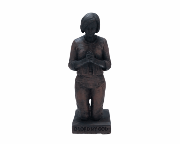 Sculptură Called to pray woman