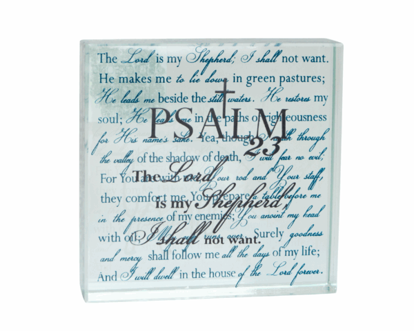 Decorațiune din sticlă Psalm 23