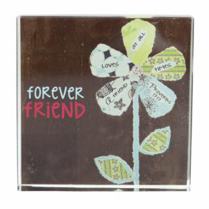 Forever Friend Glass Decoration