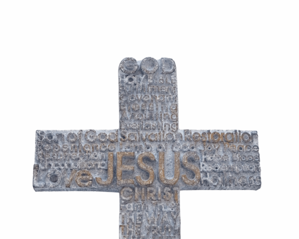 Resin wall cross Jesus - imagine 2