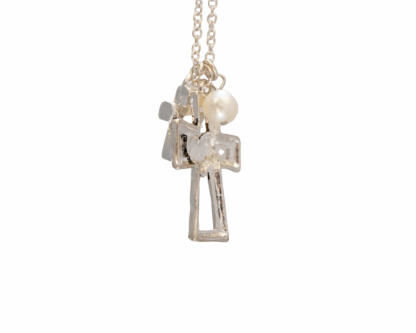 Heart Cross - Divinity Necklace - imagine 3