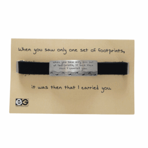 Leather Bracelet "When you saw"