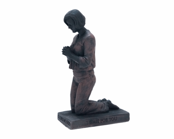 Sculptură Called to pray woman - imagine 2