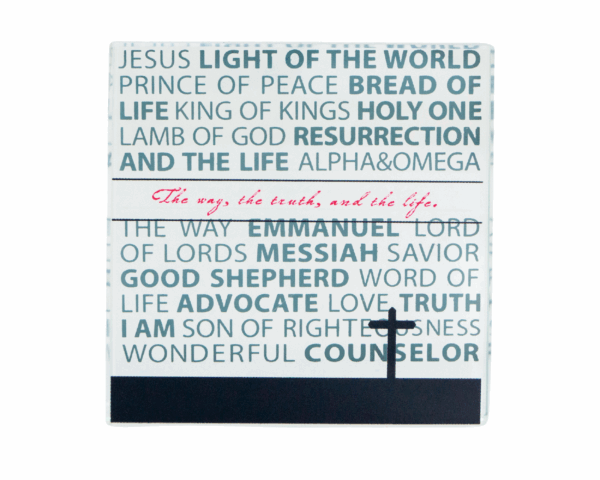 Glass decoration The way, the truth, and the life - imagine 2
